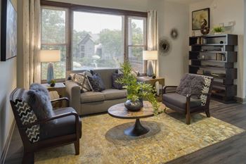 Posh Resident Lounge at Heritage at Waters Landing, Germantown